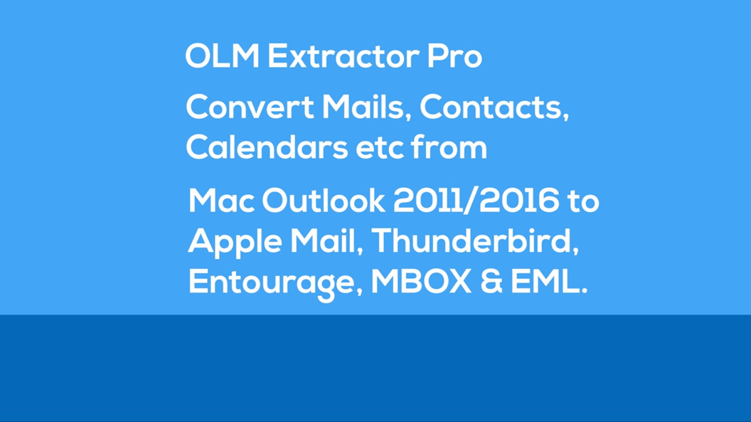 Export Outlook 2011 folders to Mac Mail (Discover the Best Approach)