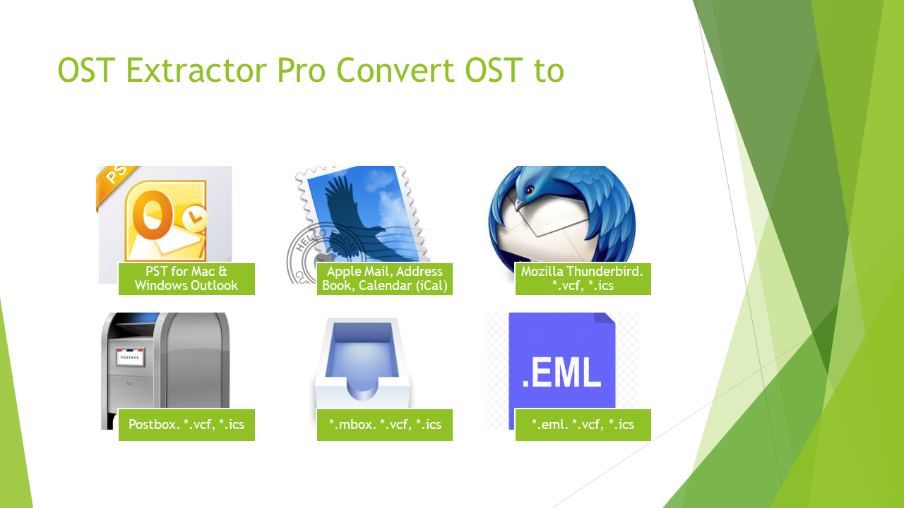 Convert OST files to any format with OST Extractor Pro