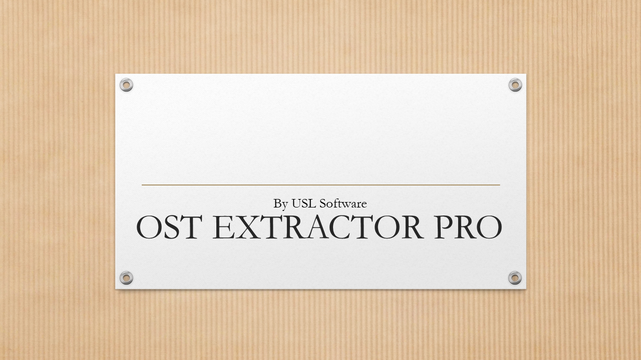 The quickest and easiest way to recover OST files