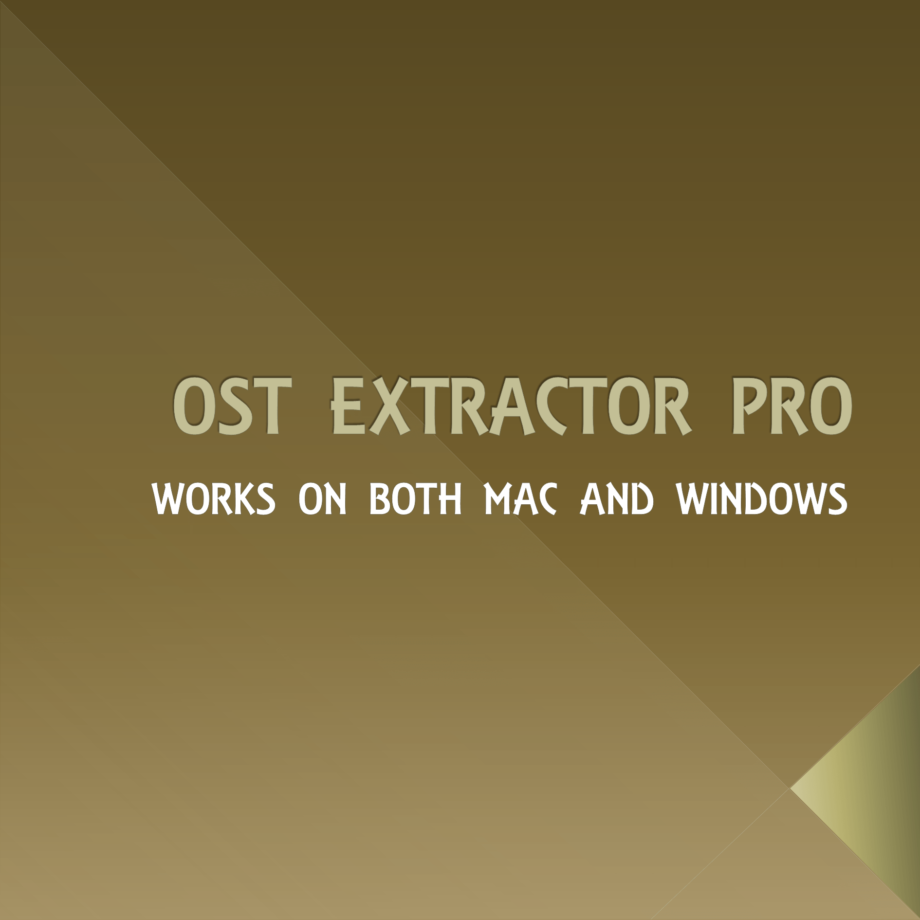 Simple and effective way to convert OST files: