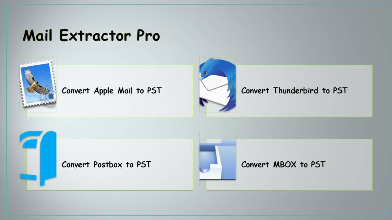 Convert MBOX to PST Microsoft Outlook for Mac & Windows